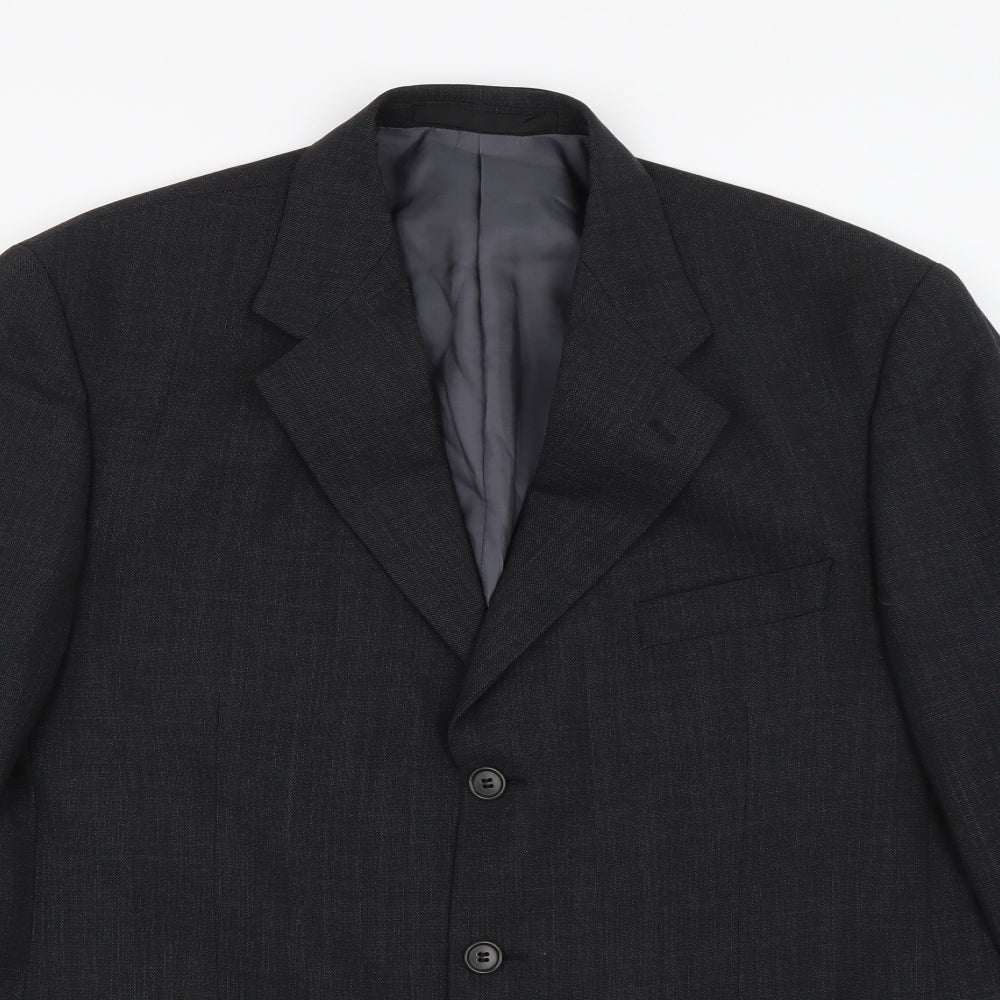 M&S Mens Grey   Jacket Suit Jacket Size 42
