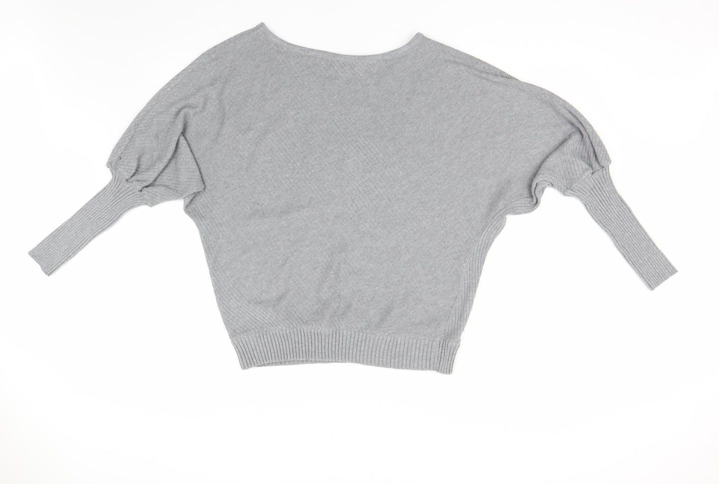 Yoins Womens Grey  Knit Pullover Jumper Size M  - Bat Wing