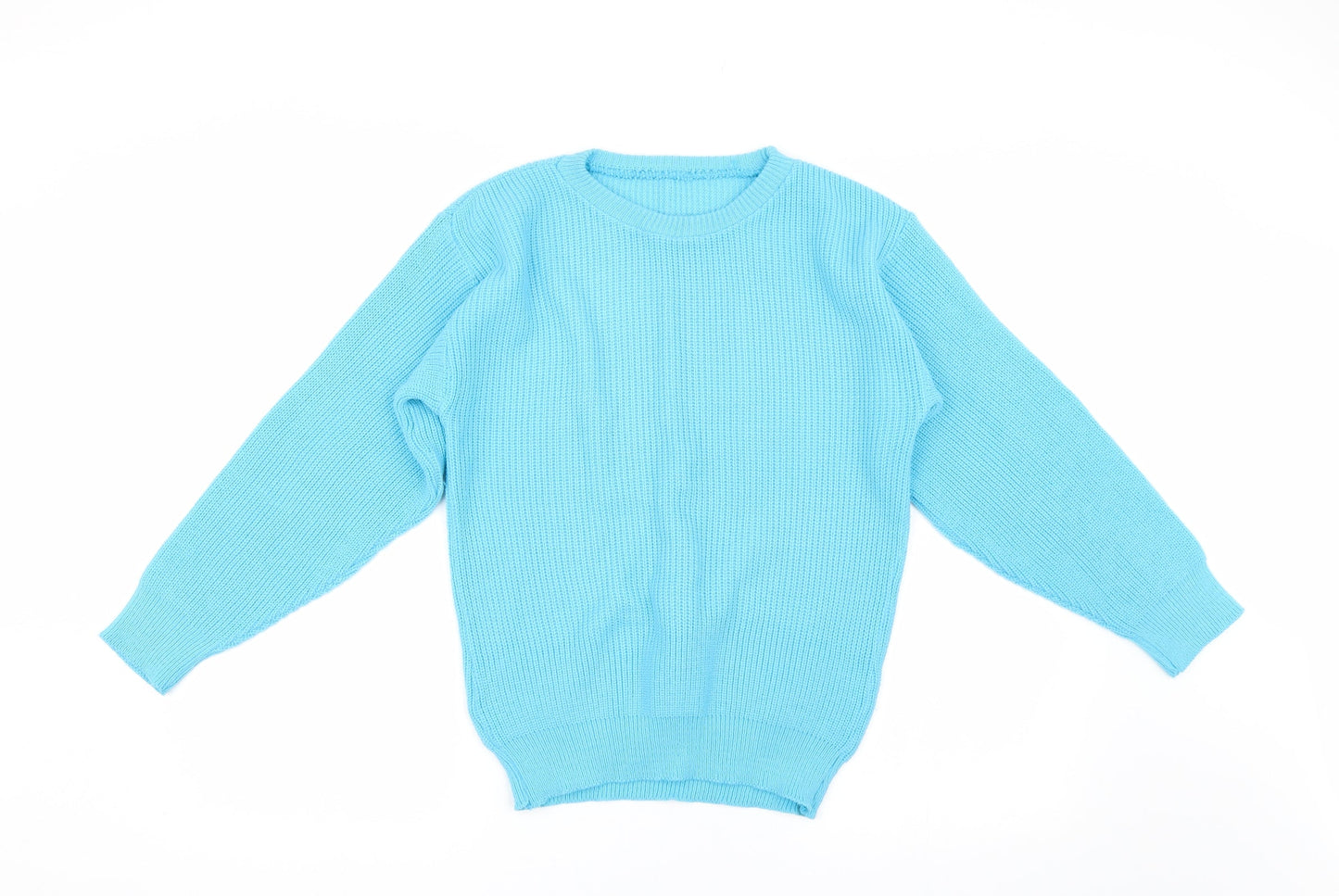 Preworn Womens Blue  Knit Pullover Jumper Size S