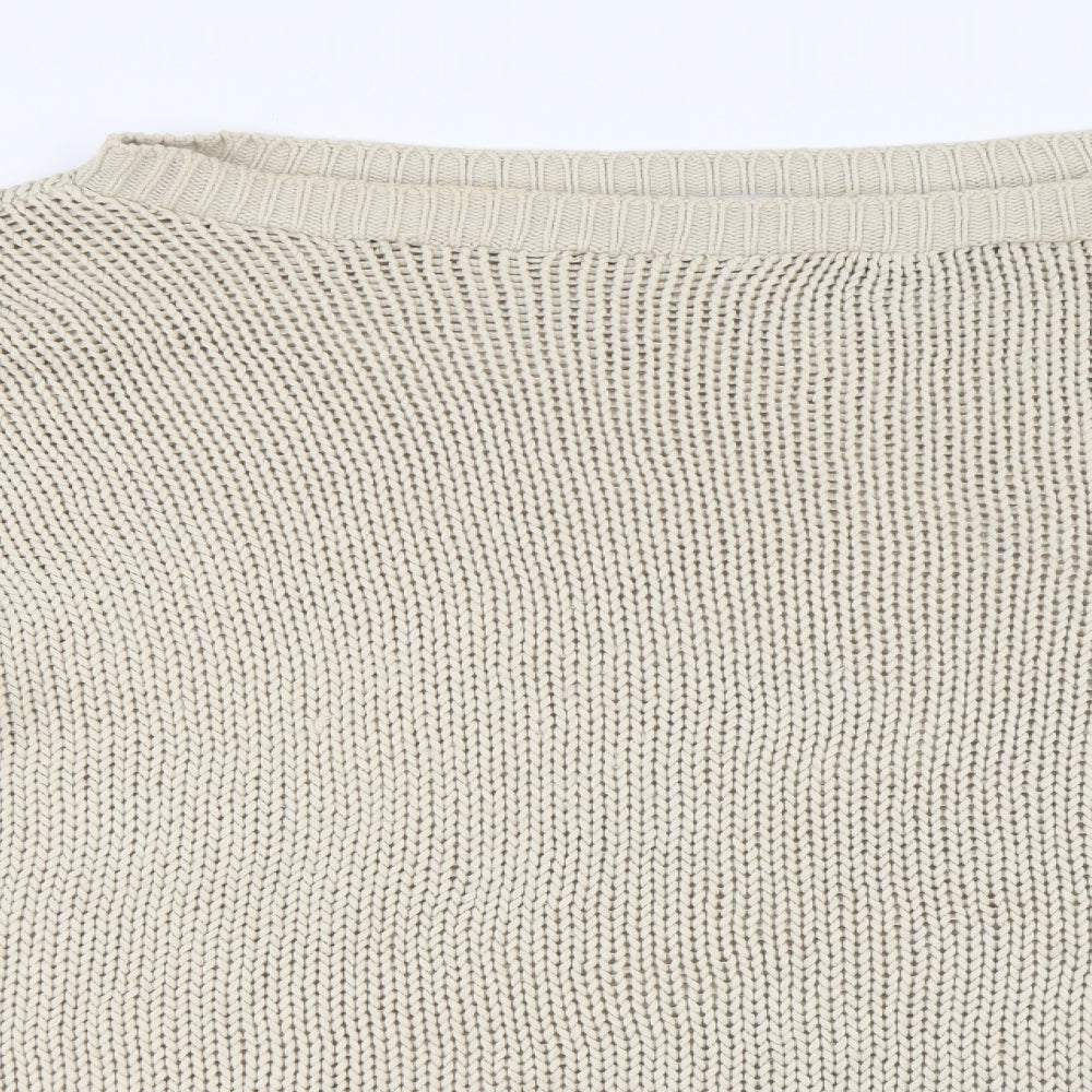 In the Style Womens Beige  Knit Pullover Jumper Size 16