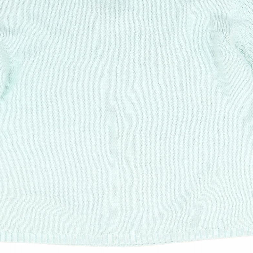 Isle Womens Green  Knit Pullover Jumper Size M