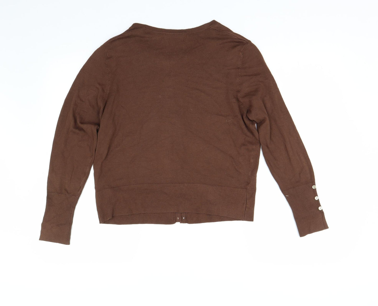 Primark Womens Brown  Knit Pullover Jumper Size 14