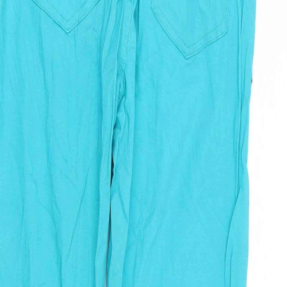 Sunbird Womens Green  Denim Straight Jeans Size 31 L30 in