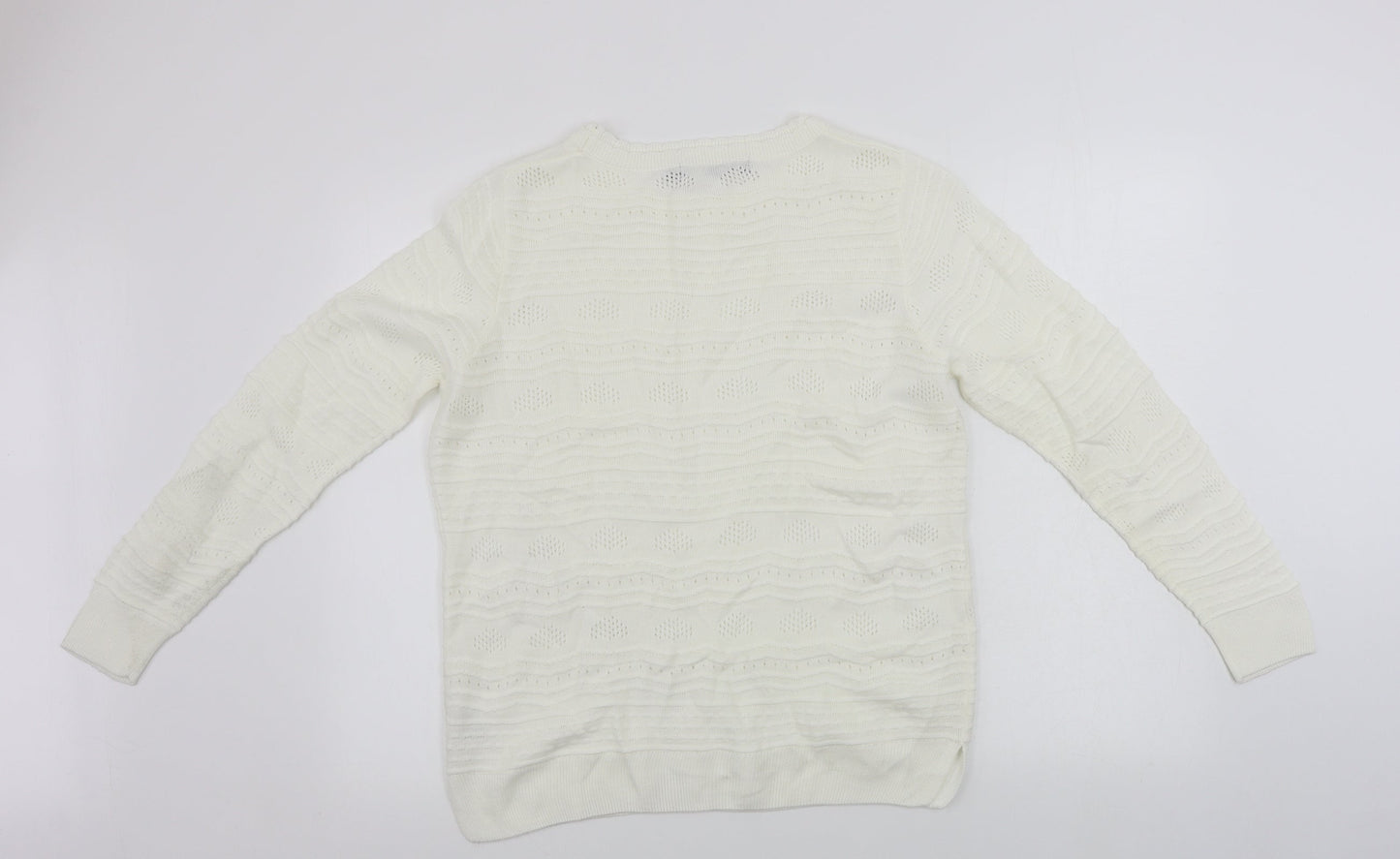 ISLE    Womens Ivory   Pullover Jumper Size L