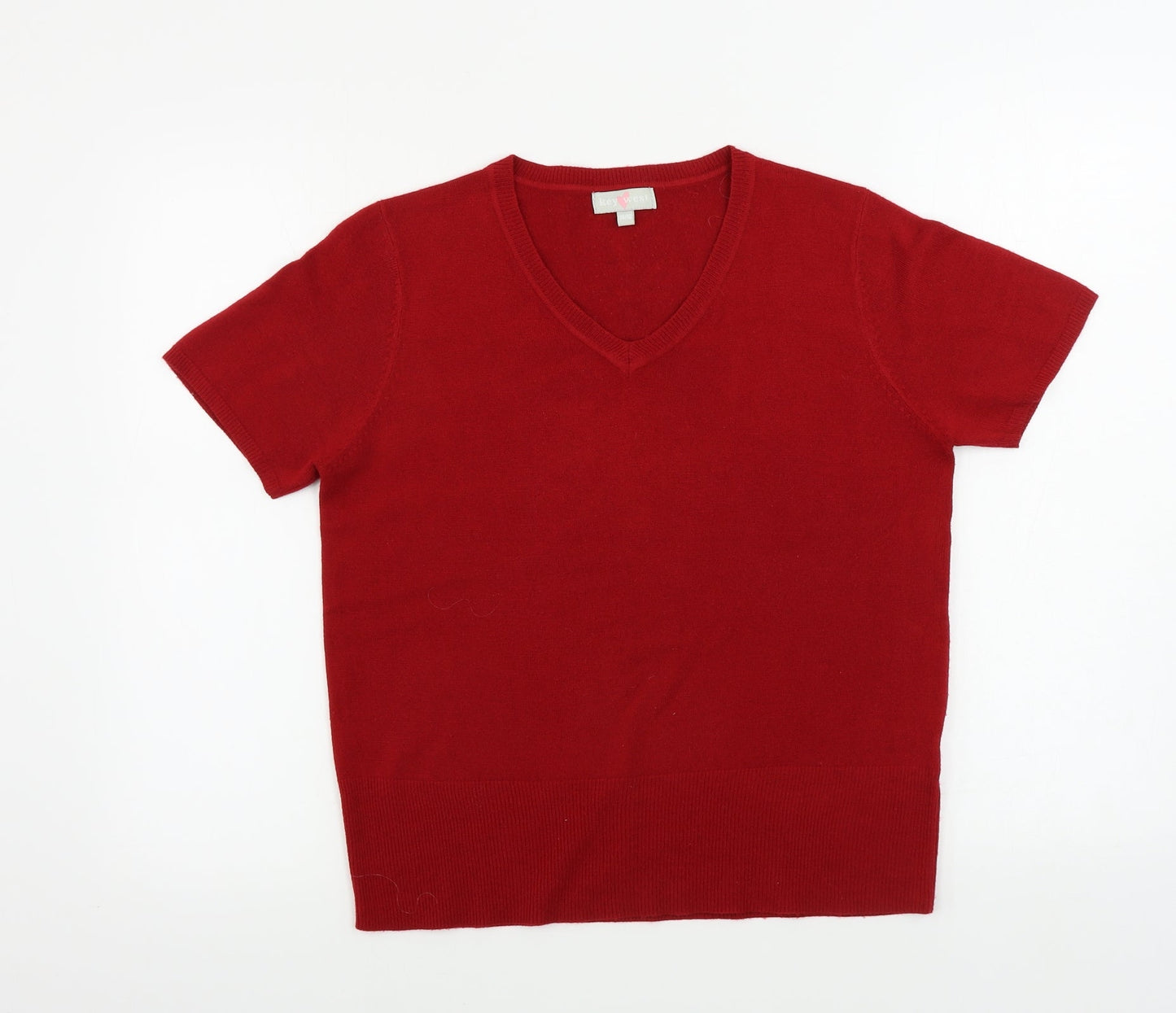Key West Womens Red   Pullover Jumper Size 14