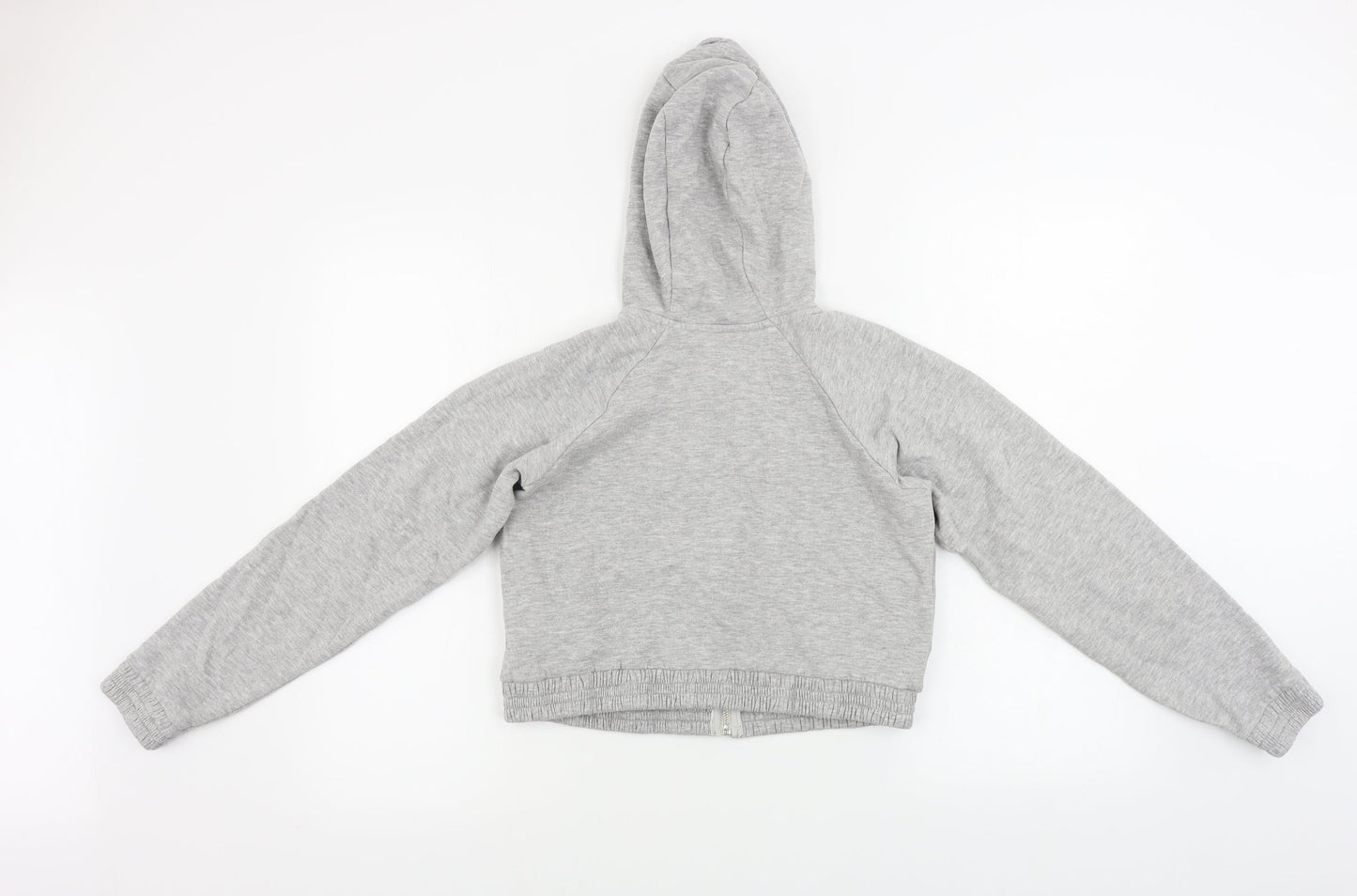 M&Co Girls Grey   Full Zip Hoodie Size 11-12 Years
