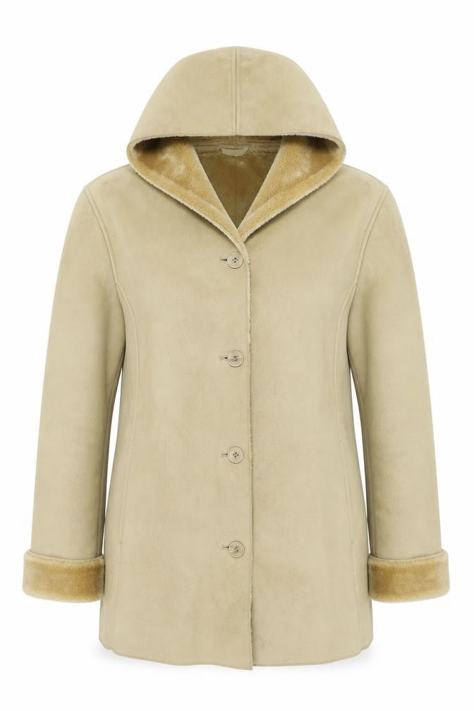 Marks & Spencer  Womens Beige   Jacket Coat Size 8