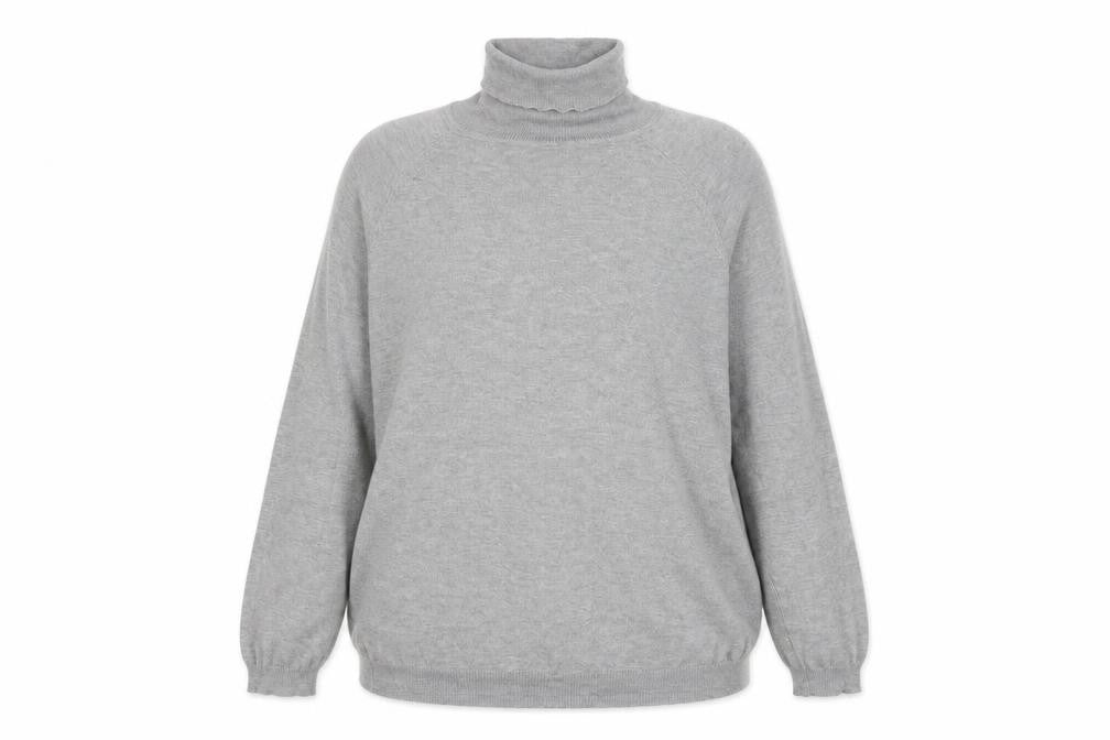 Front view of Atmosphere women’s grey jumper, size UK 16