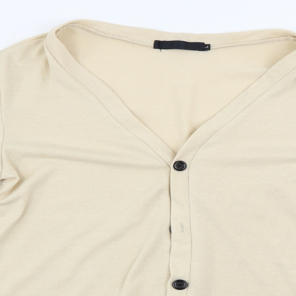 Preworn  Womens Beige   Cardigan Jumper Size L