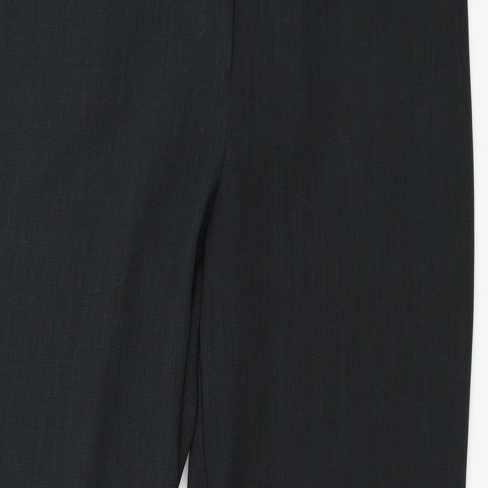 AWARD Womens Black   Trousers  Size 12 L31.5 in