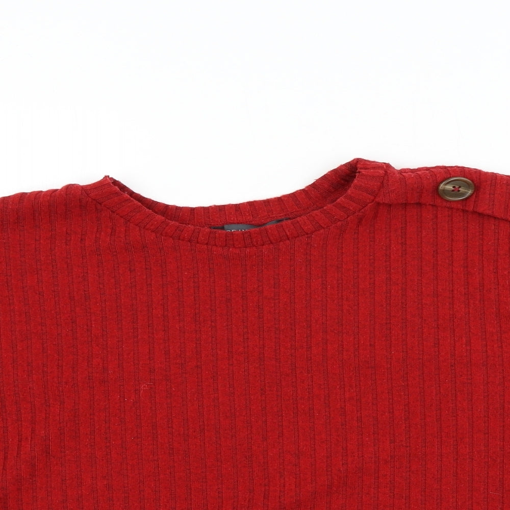 Primark Womens Red   Pullover Jumper Size S