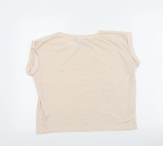 New Look Womens Pink   Basic T-Shirt Size 10