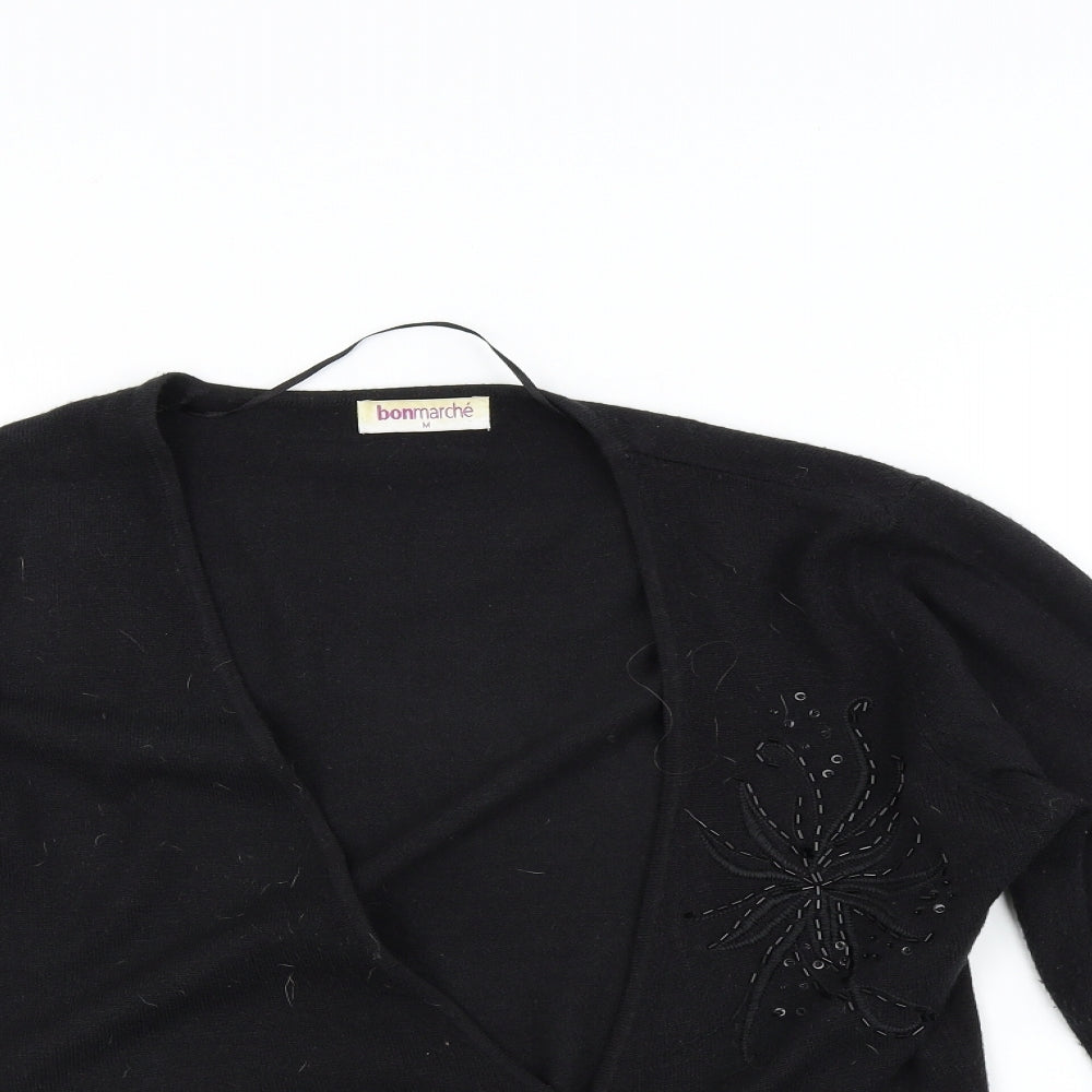 Bonmarché Womens Black   Cardigan Jumper Size M