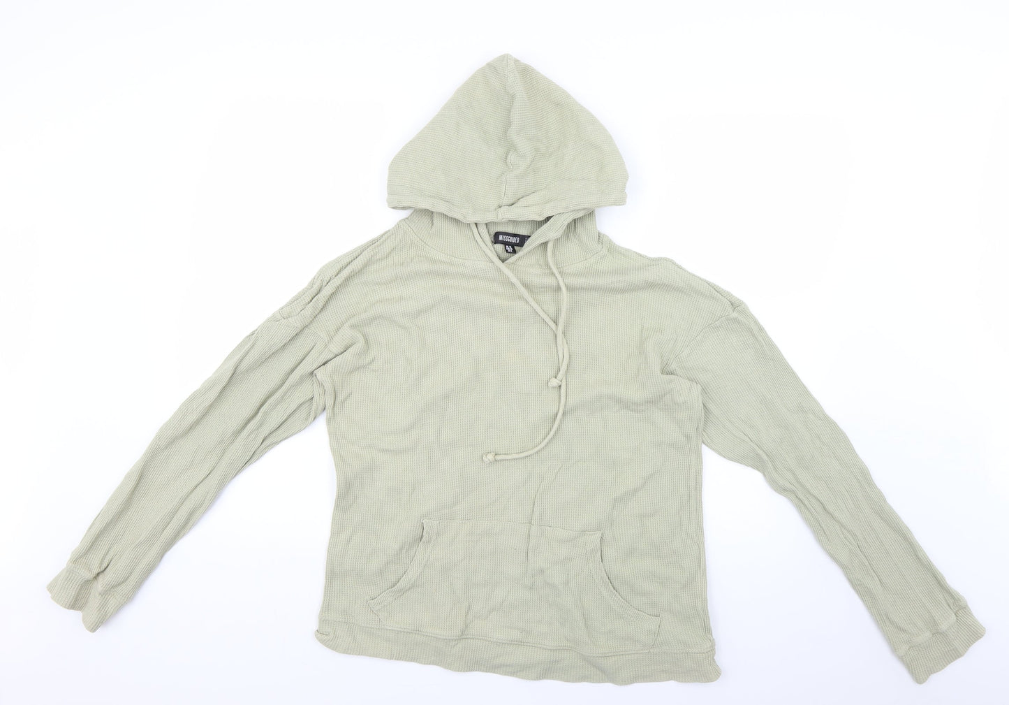 Missguided Womens Green   Pullover Hoodie Size 10