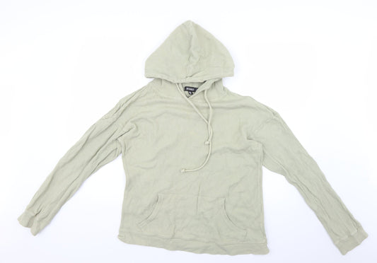 Missguided Womens Green   Pullover Hoodie Size 10