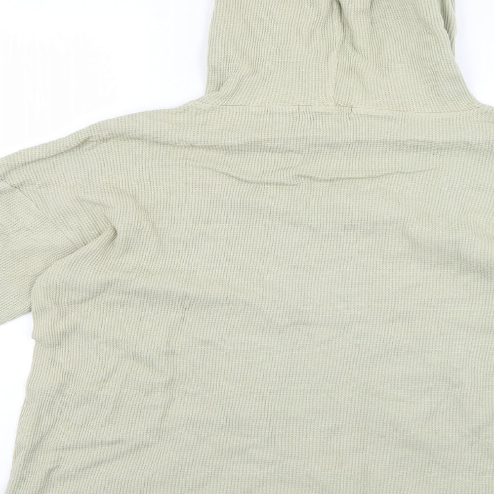 Missguided Womens Green   Pullover Hoodie Size 10