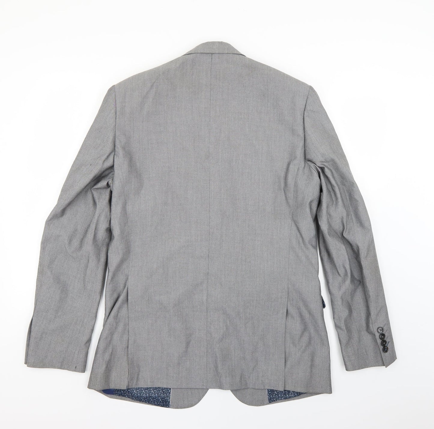 Cedar Wood State Mens Grey   Jacket Suit Jacket Size 40