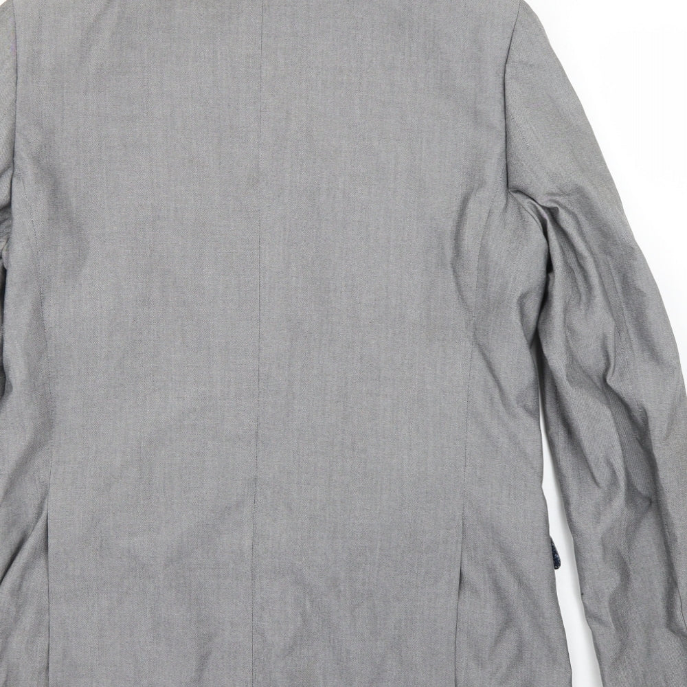Cedar Wood State Mens Grey   Jacket Suit Jacket Size 40
