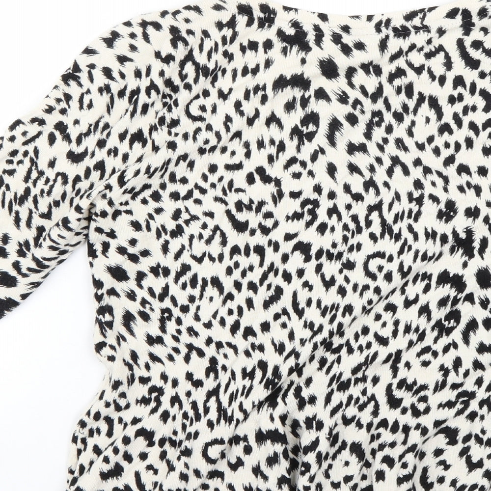 Marks and Spencer Womens Multicoloured Animal Print  Pullover Jumper Size 12