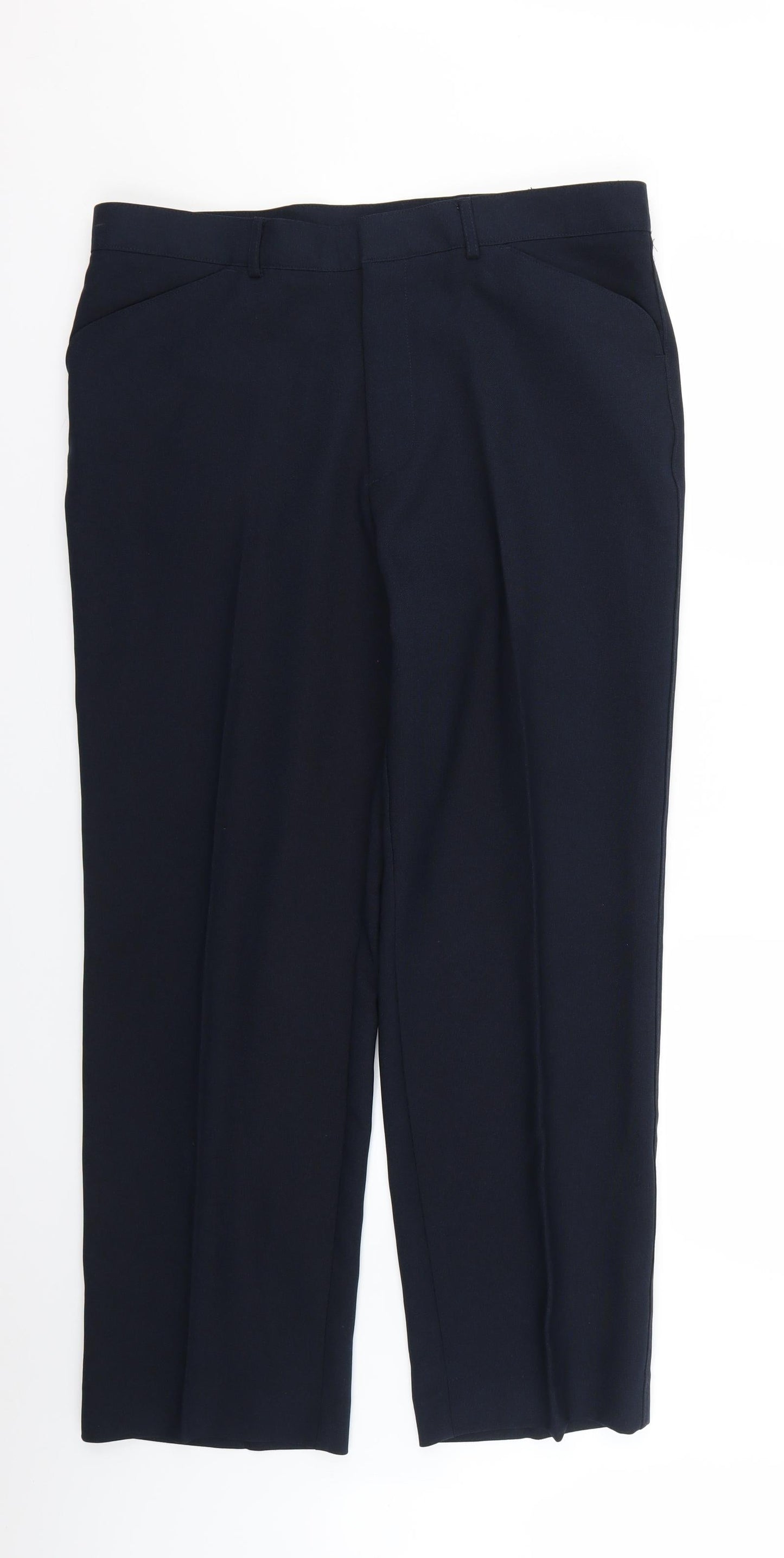 Preworn Mens Blue    Suit Trousers Size 36 L36 in