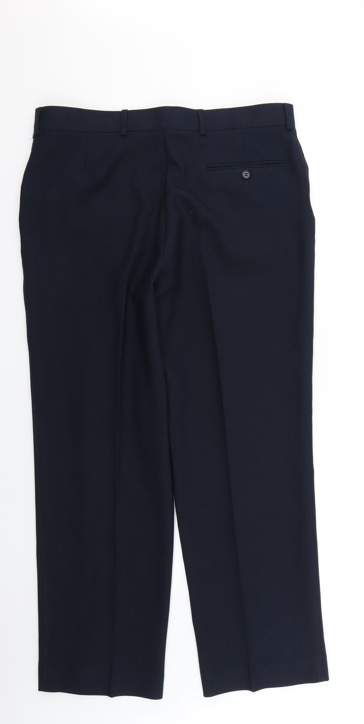 Preworn Mens Blue    Suit Trousers Size 36 L36 in