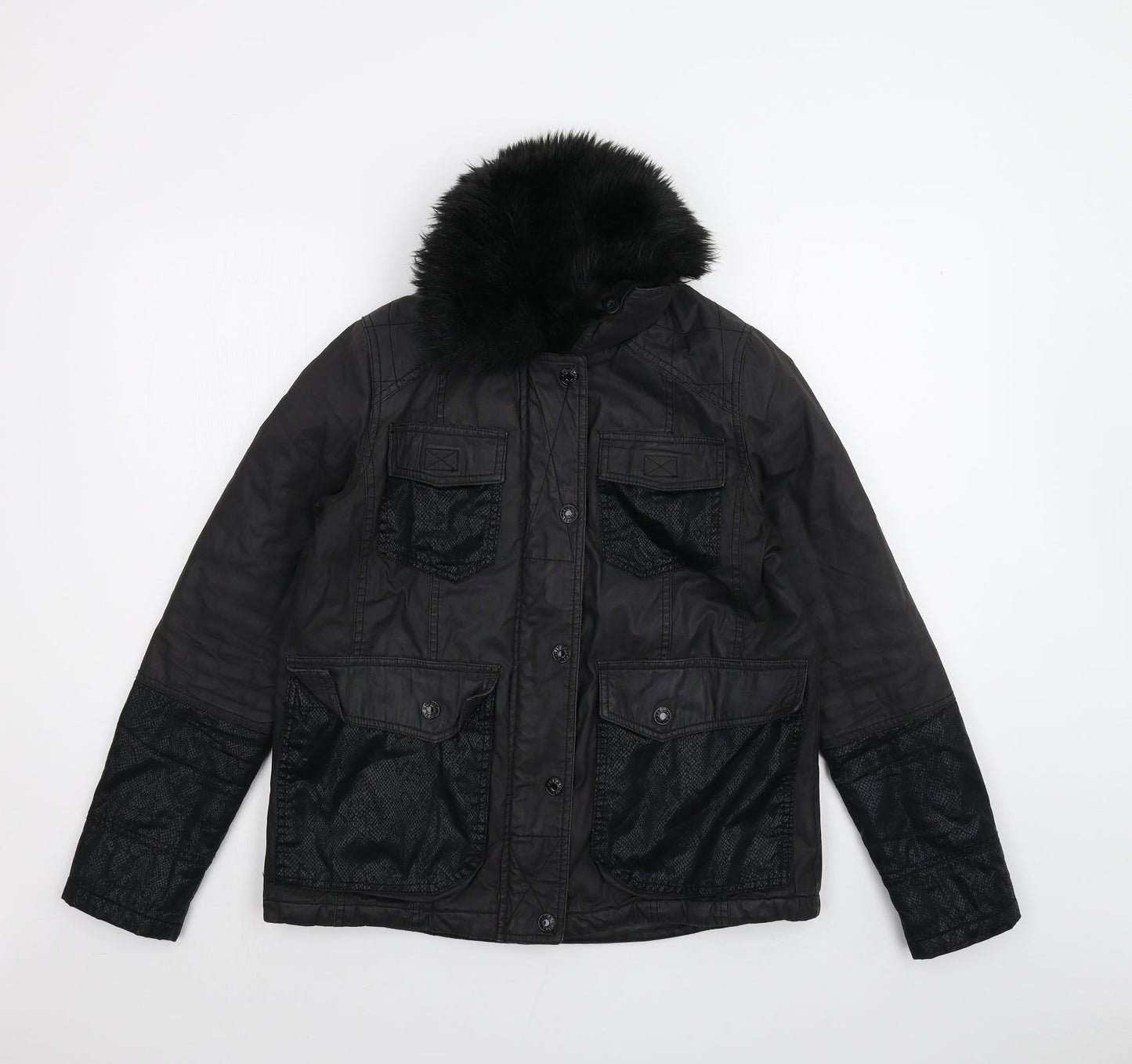 River Island Womens Black   Jacket  Size 8