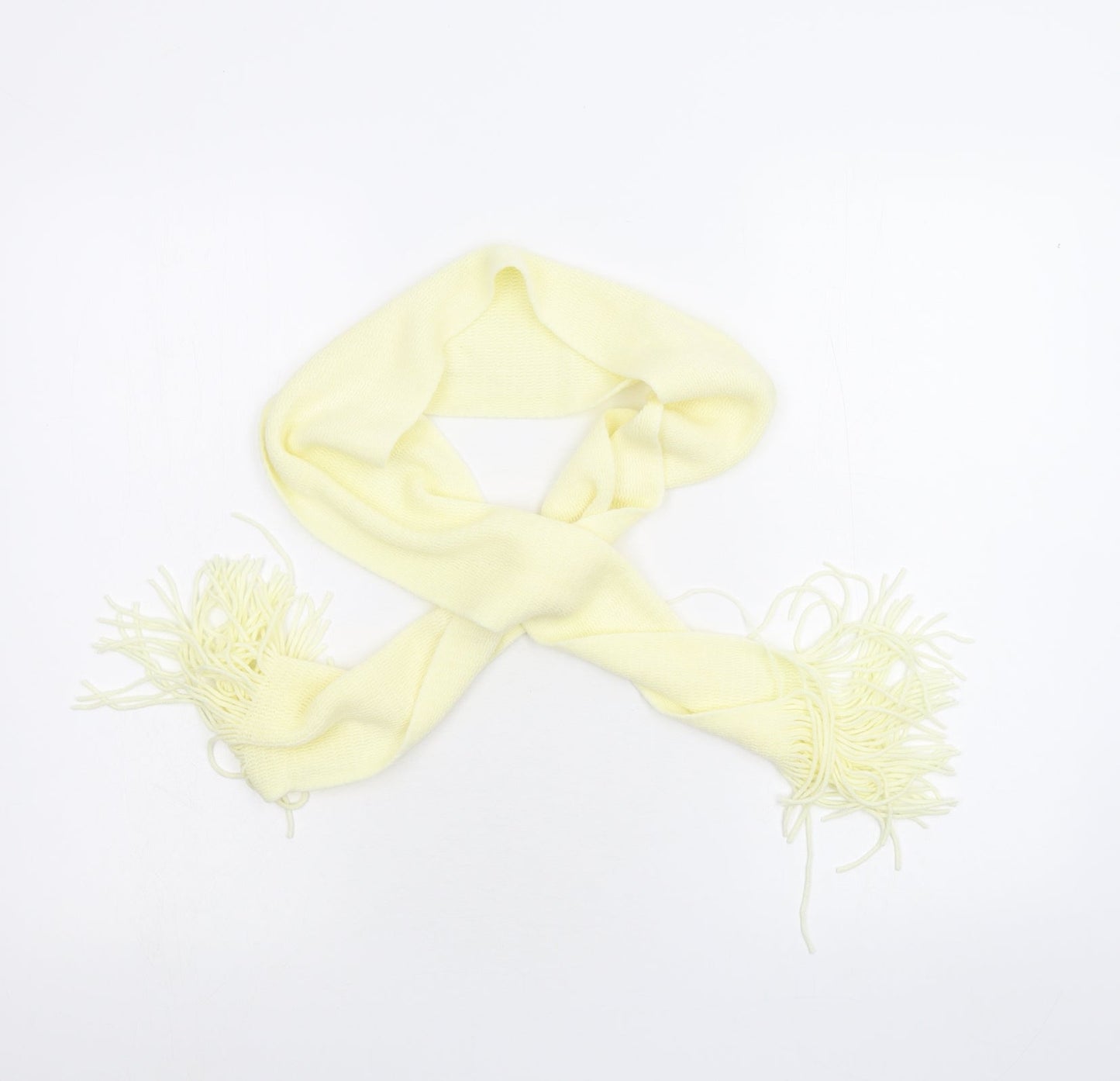 Preworn Womens White    Scarf