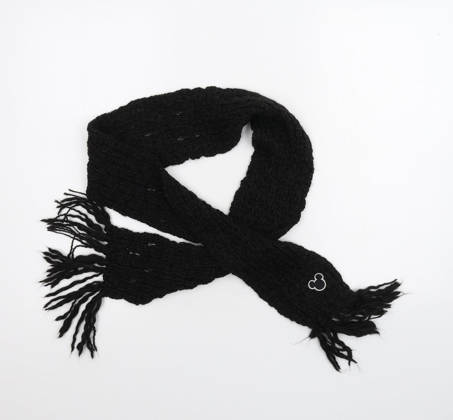 Preworn Womens Black    Scarf