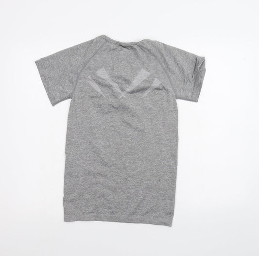 WORKOUT Womens Grey   Basic T-Shirt Size 10