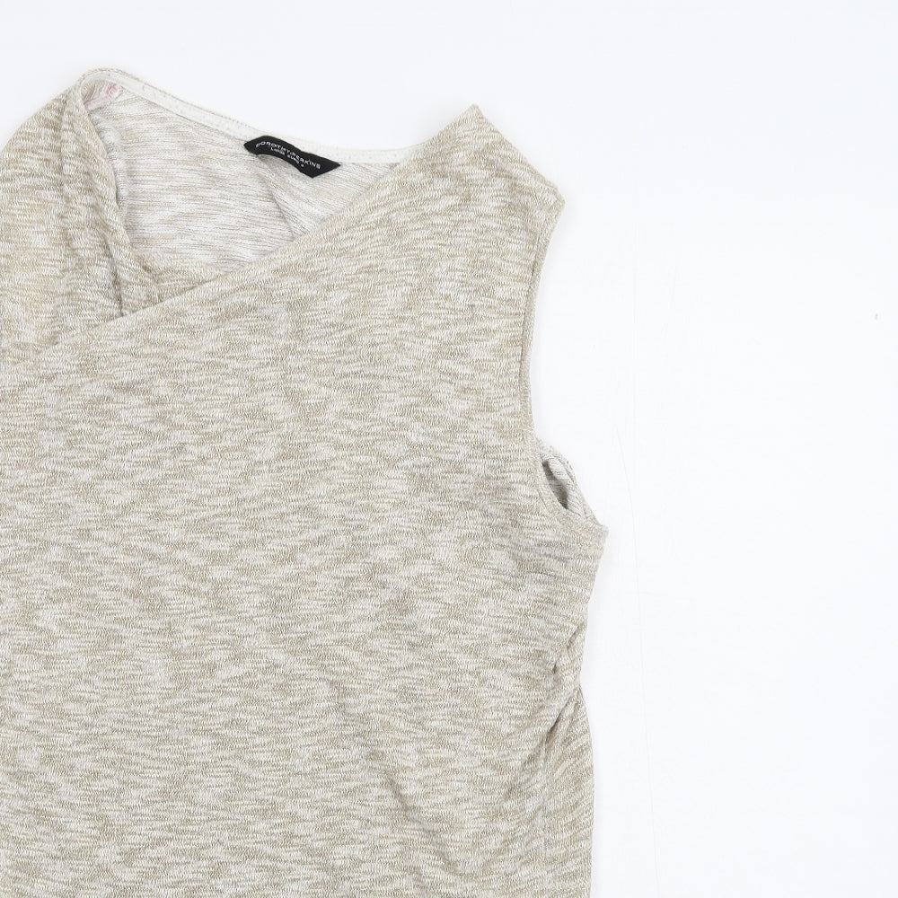 Dorothy Perkins Womens Beige   Cardigan Jumper Size L