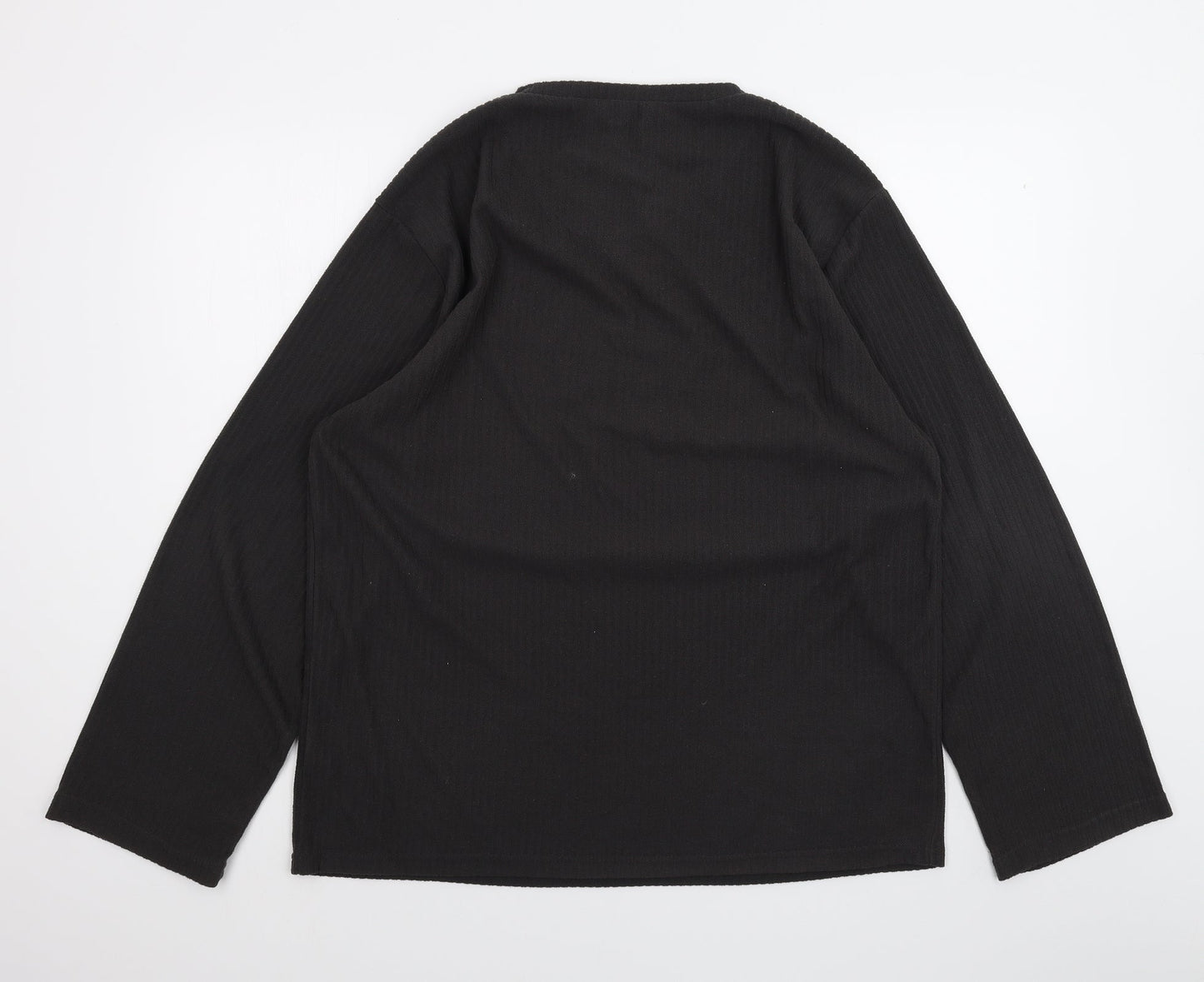 Peacocks Womens Black   Pullover Jumper Size L
