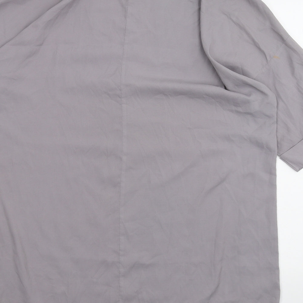 Zanzea Womens Purple   Basic T-Shirt Size 2XL