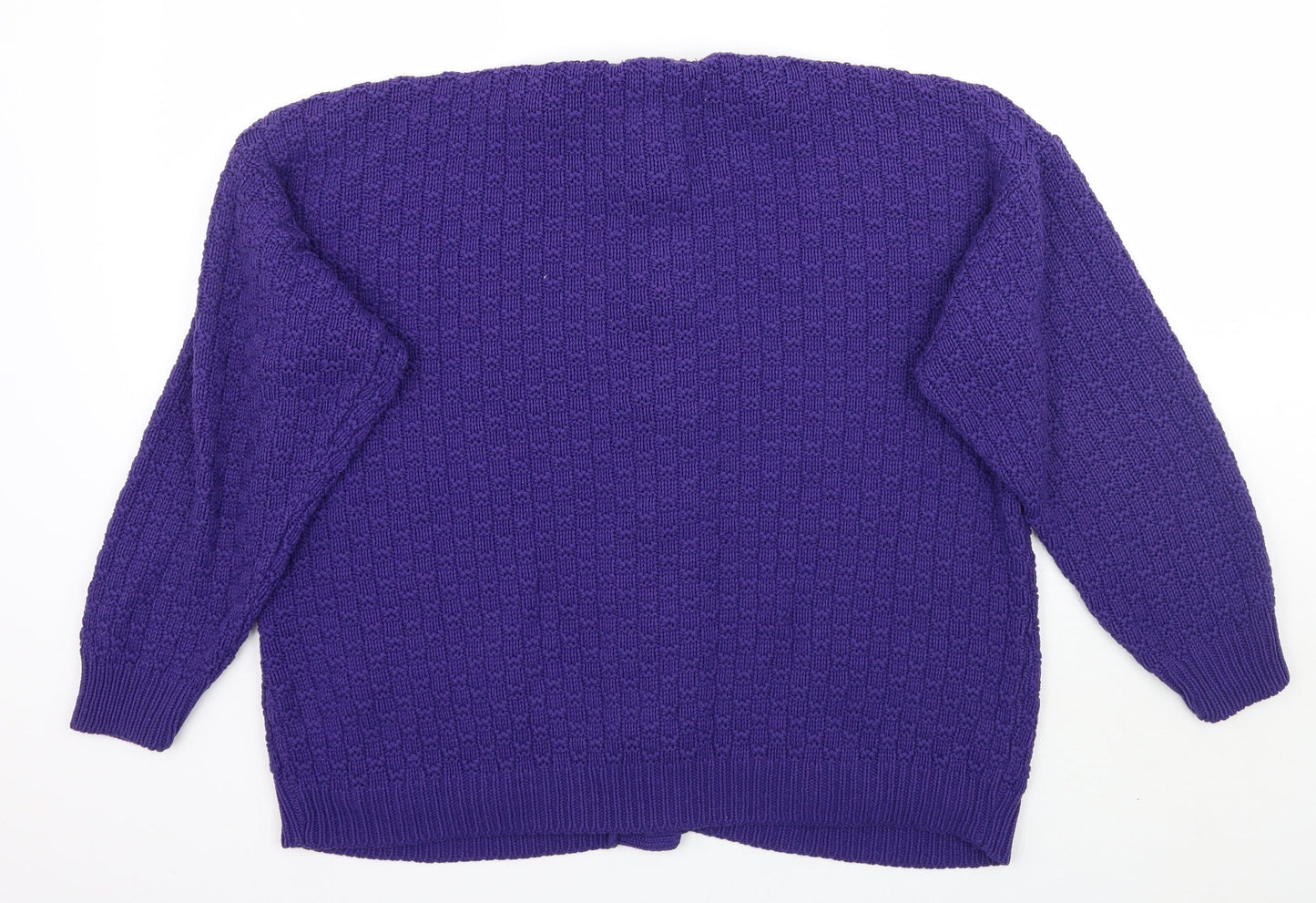 PINK Womens Purple   Cardigan Jumper Size M