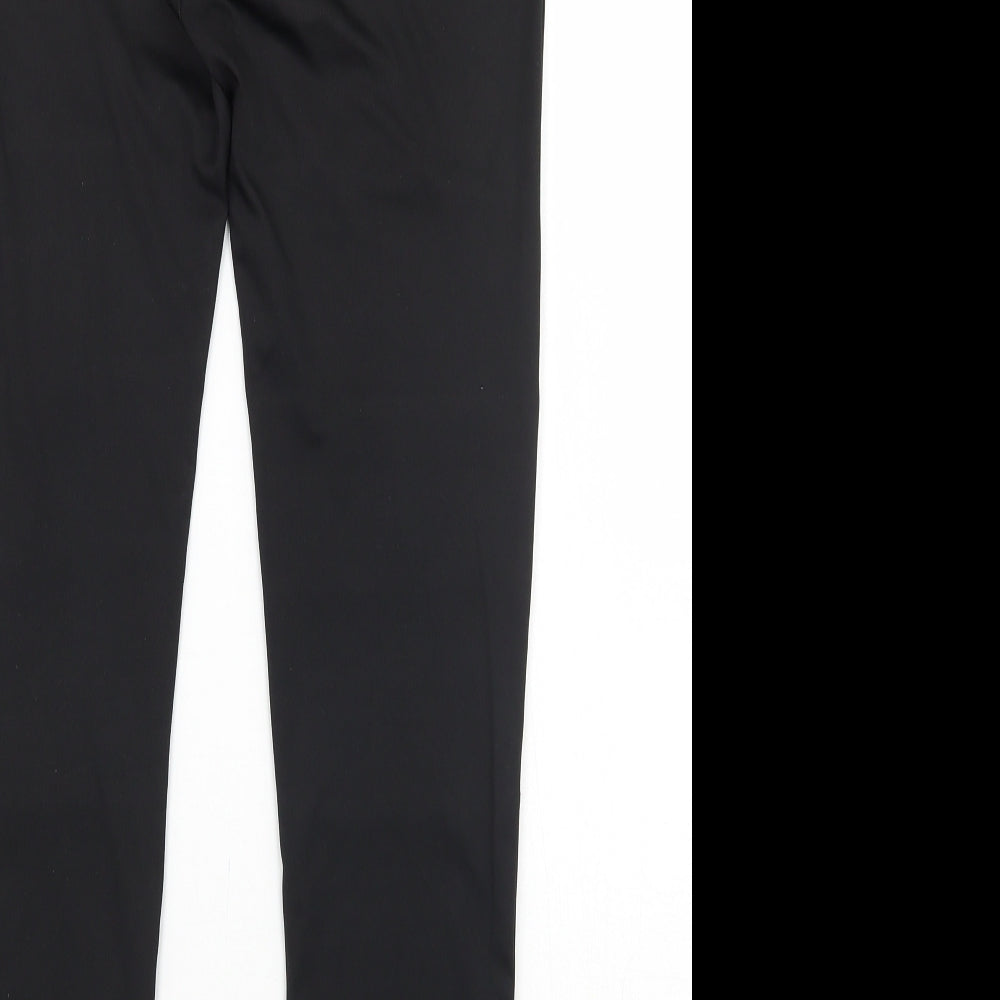 Missguided Womens Black   Trousers  Size 10 L26 in