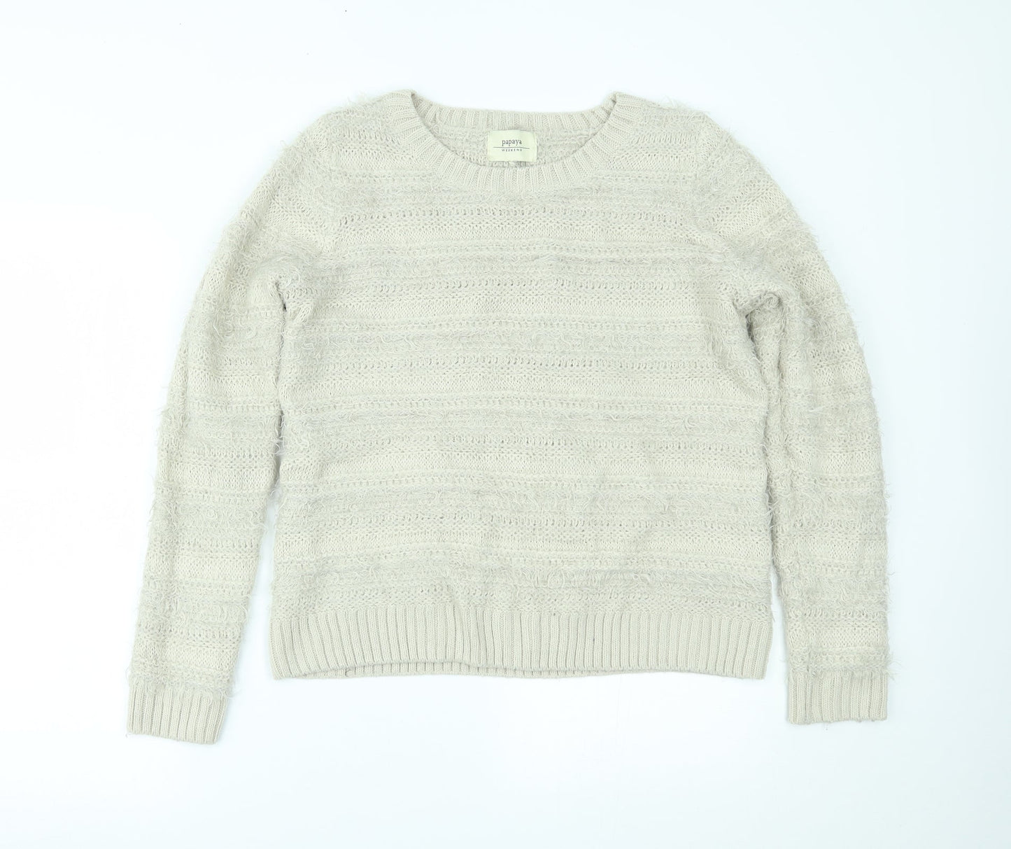 Papaya Womens Beige   Pullover Jumper Size 18