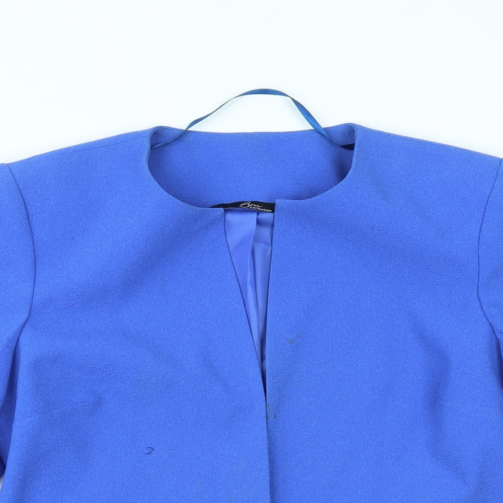BM collection Womens Blue   Jacket Blazer Size 10