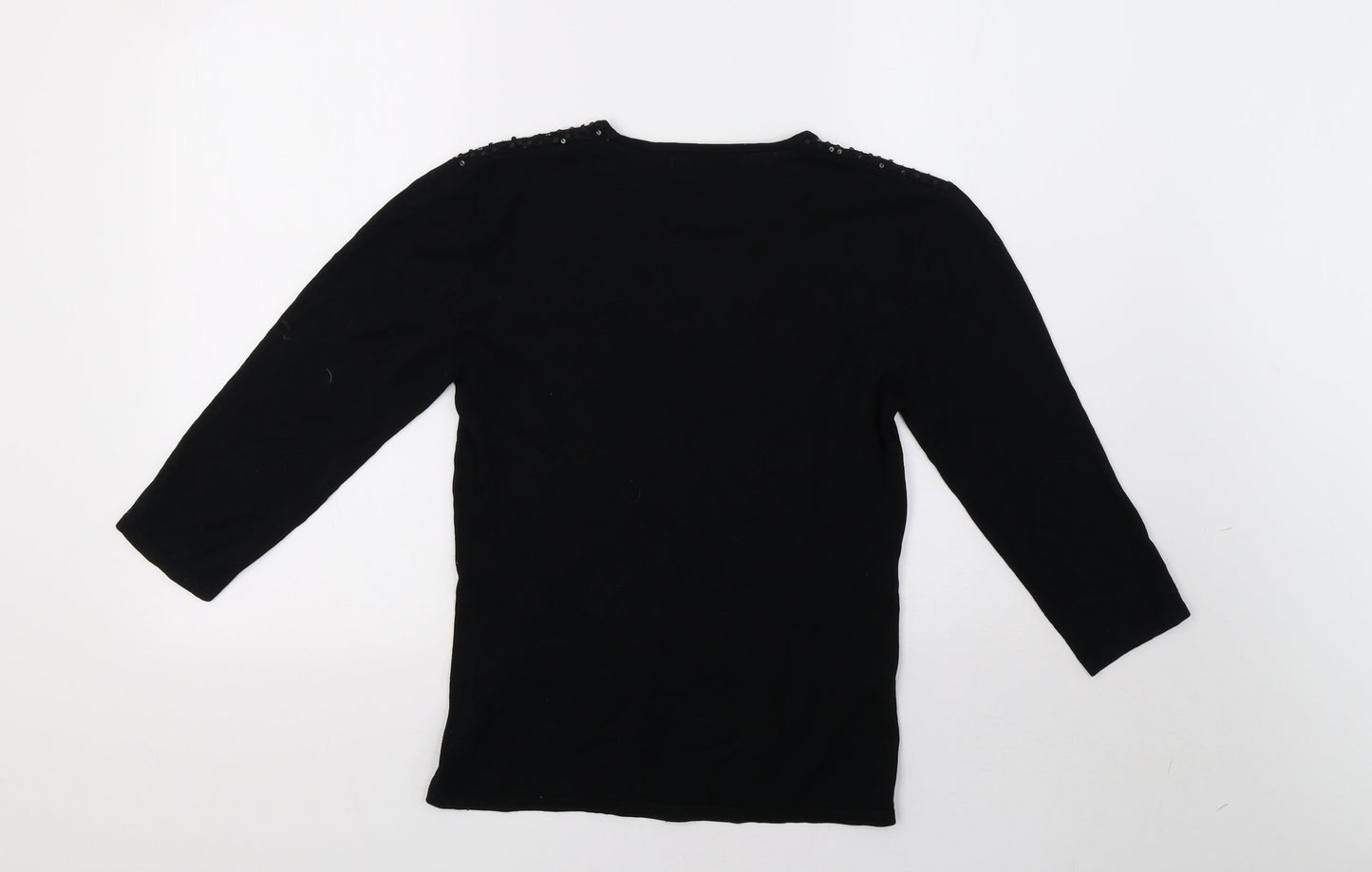 TCM Womens Black   Pullover Sweatshirt Size 14