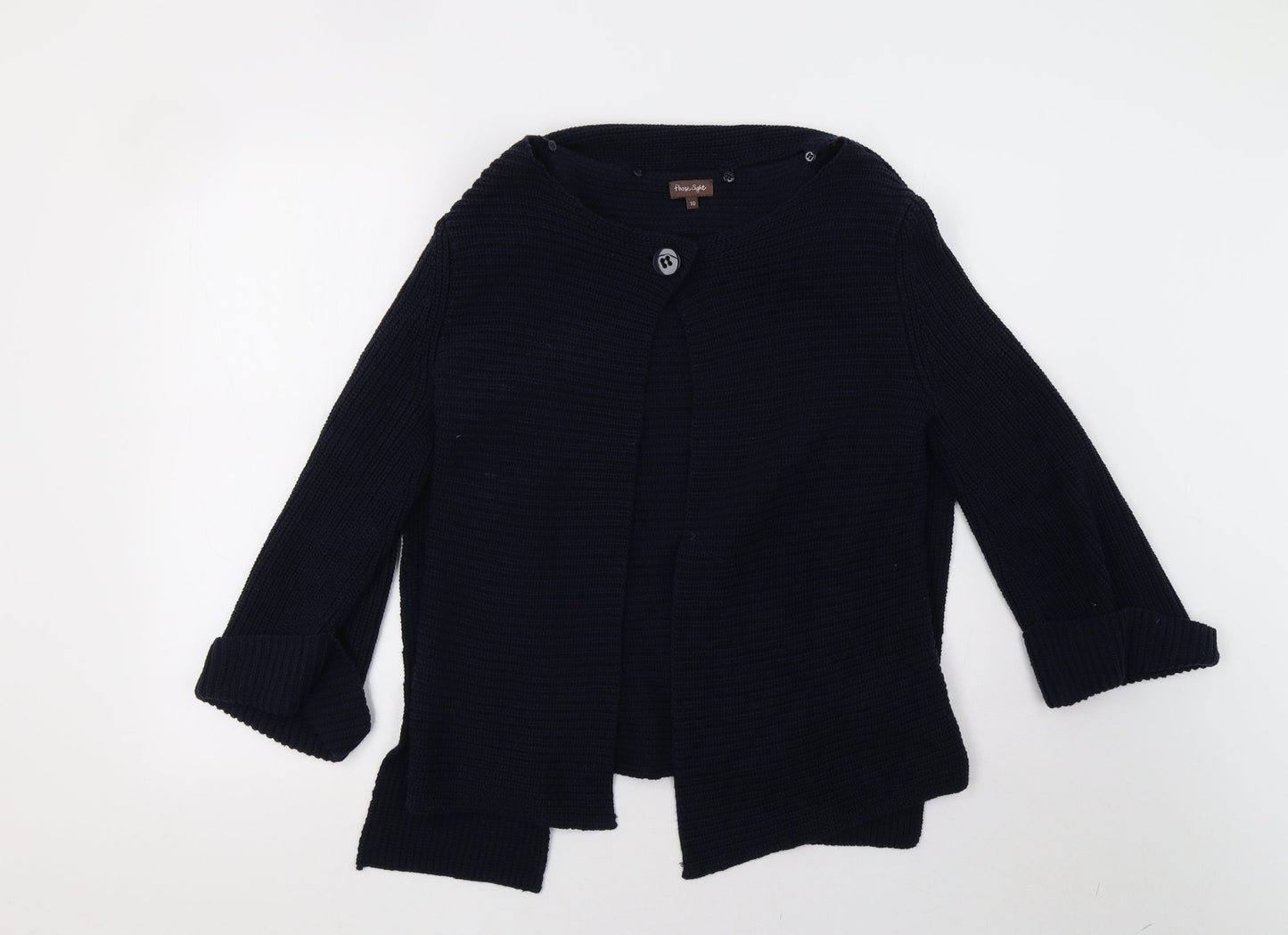 Phase Eight Womens Blue  Knit Cardigan Jumper Size 10
