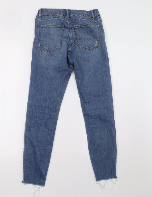 H*M Womens Blue  Denim Skinny Jeans Size 8 L27 in