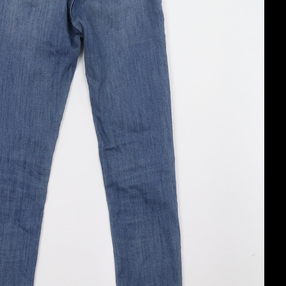 H*M Womens Blue  Denim Skinny Jeans Size 8 L27 in