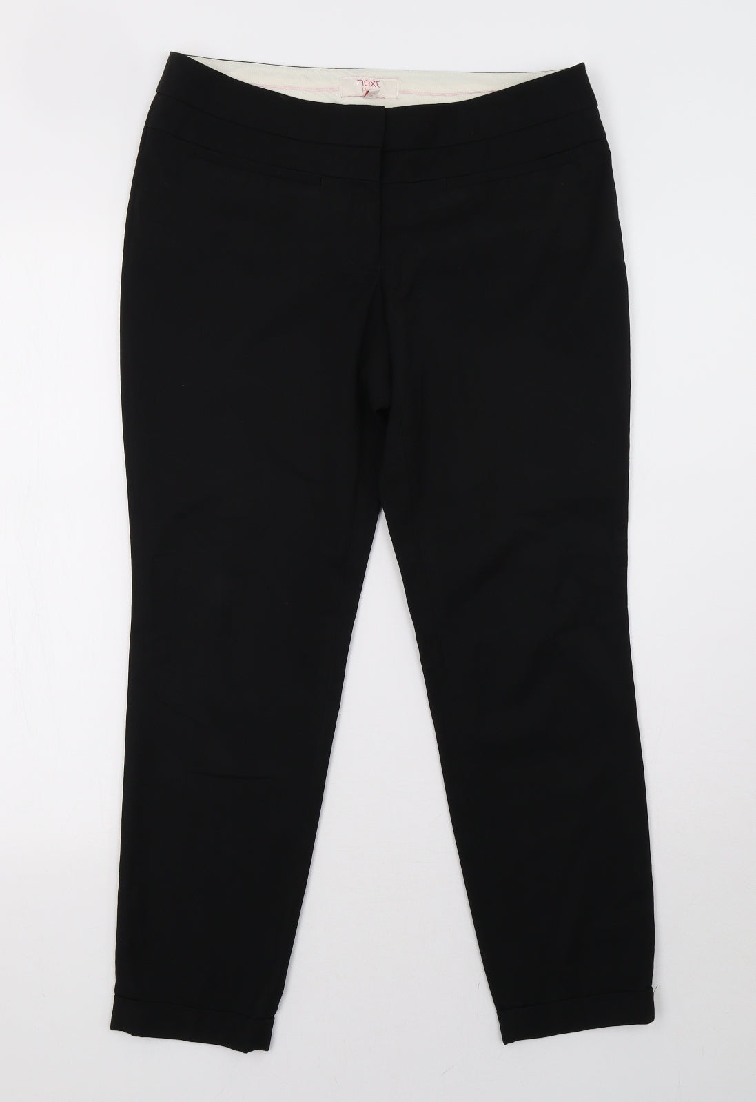 NEXT Womens Black   Trousers  Size 10 L26 in
