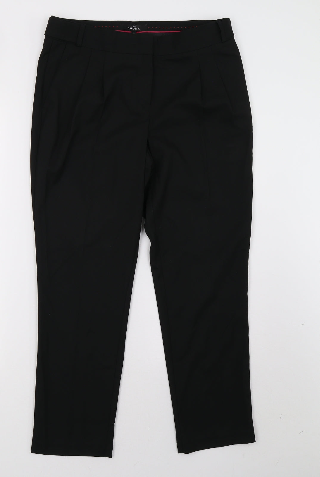 NEXT Womens Black   Trousers  Size 10 L28 in