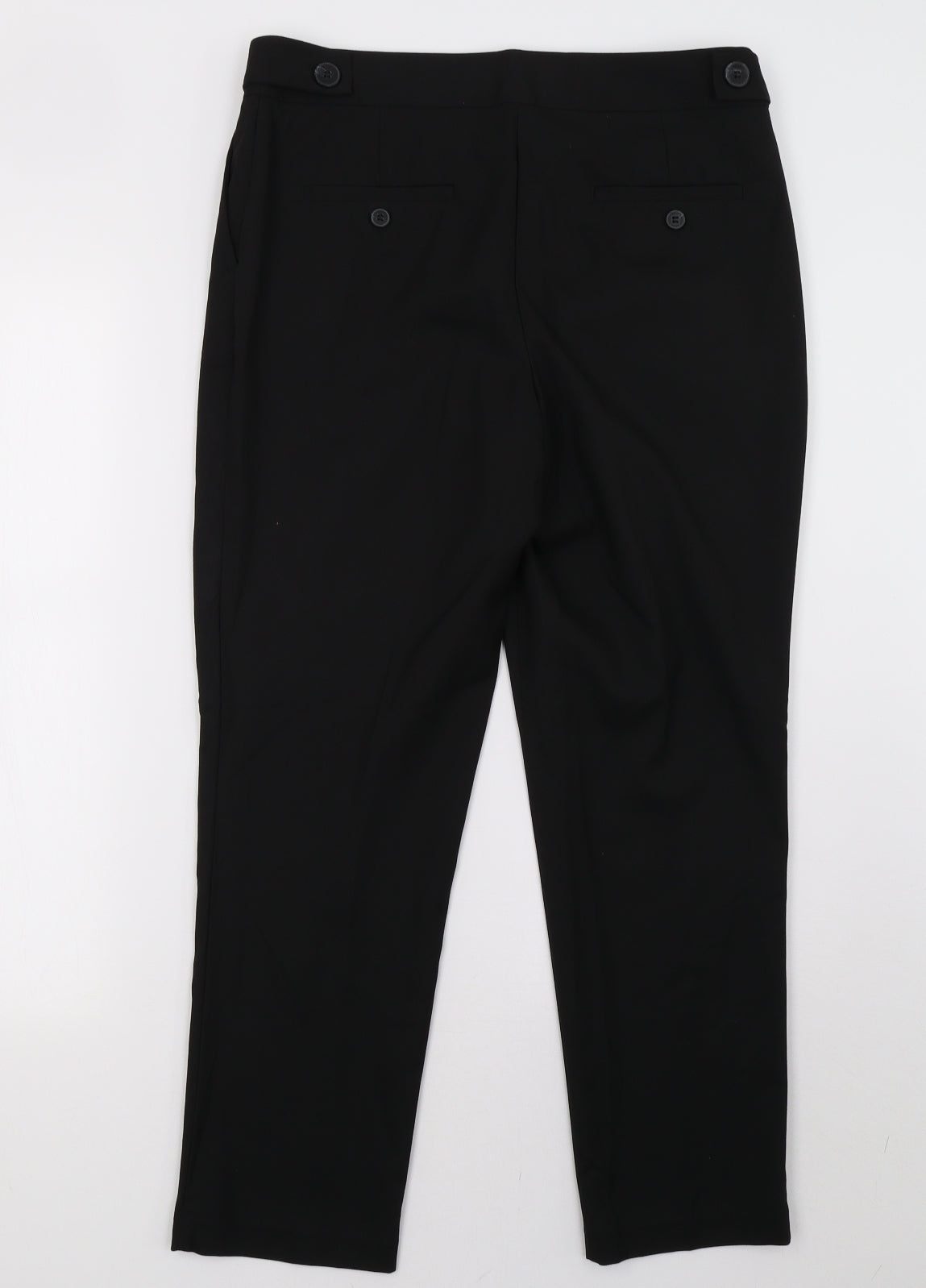 NEXT Womens Black   Trousers  Size 10 L28 in