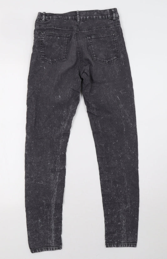 H&M Womens Grey  Denim Skinny Jeans Size 6 L29 in