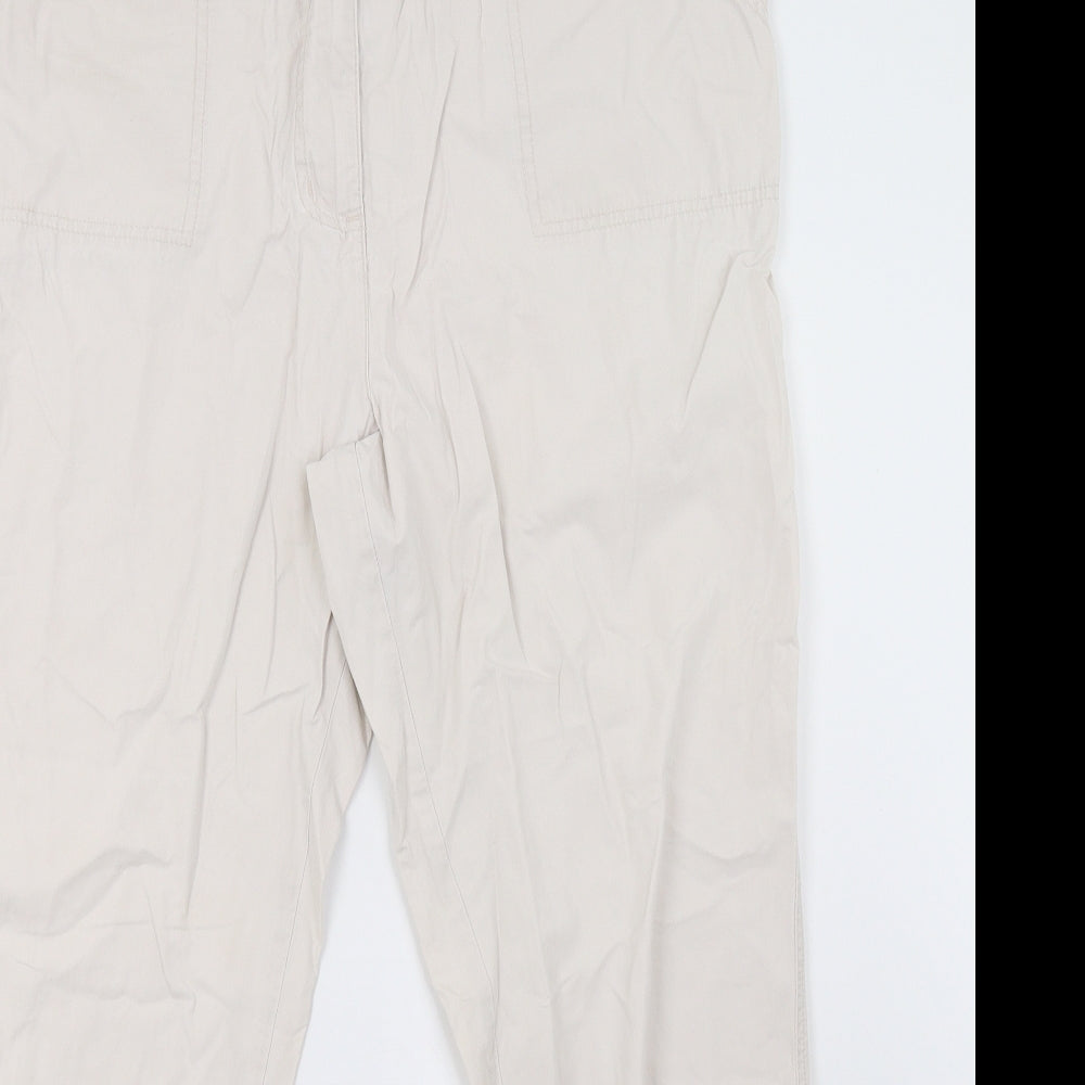 isabelle Womens White   Trousers  Size 16 L30 in