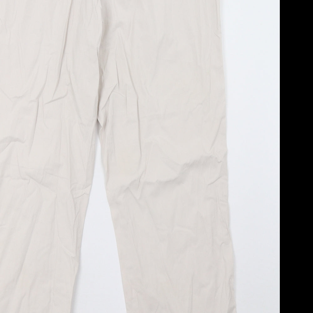 isabelle Womens White   Trousers  Size 16 L30 in