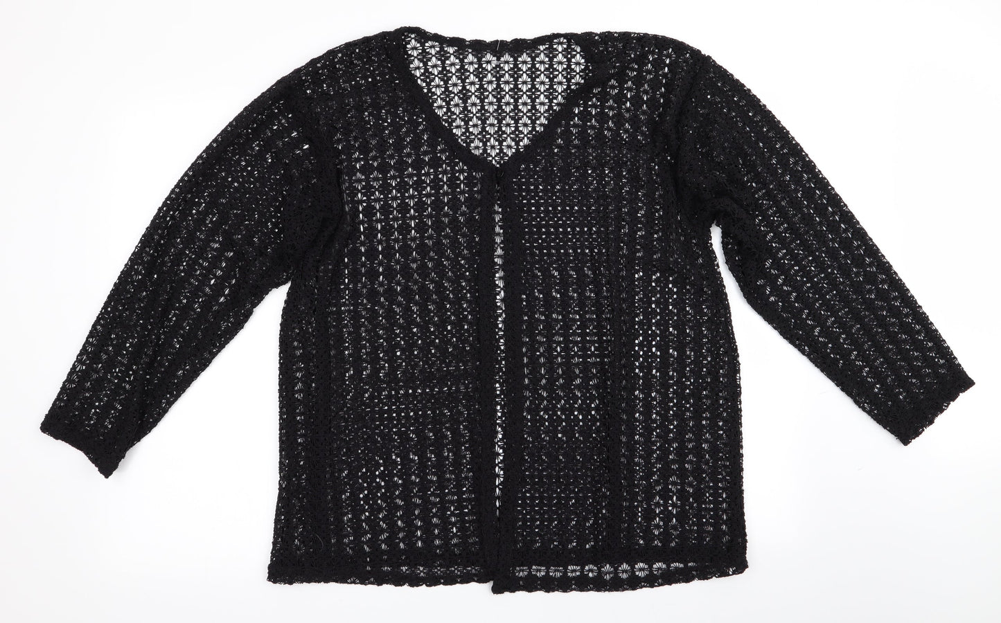 Preworn Womens Black   Cardigan Jumper