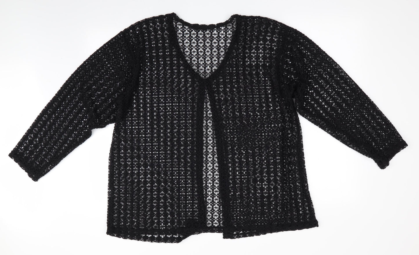 Preworn Womens Black   Cardigan Jumper