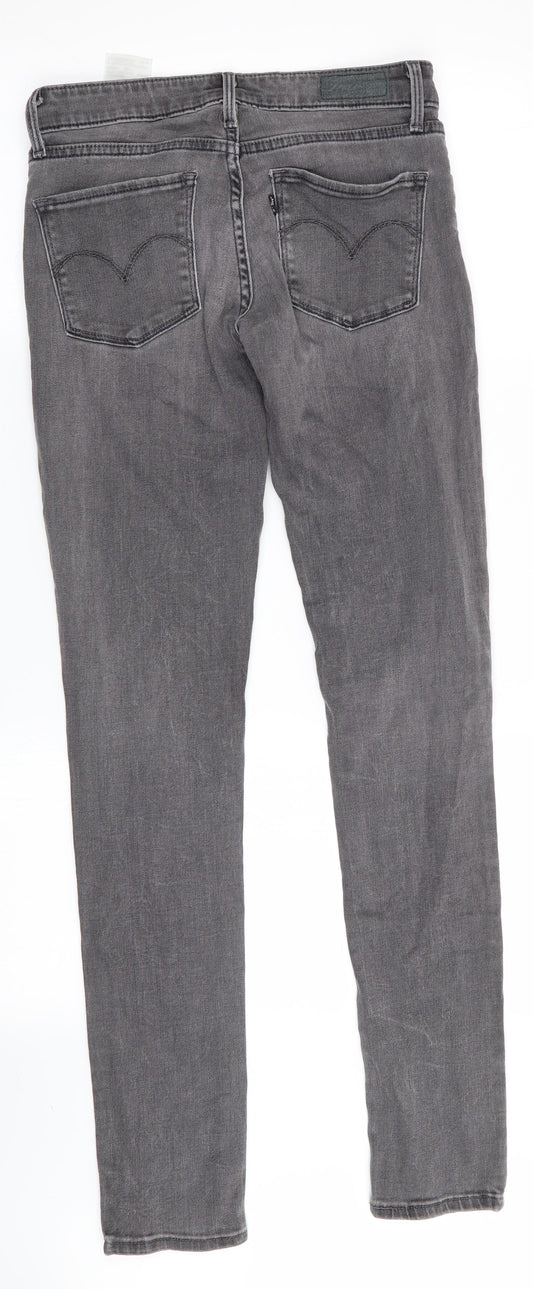 Demi Curve Womens Grey   Skinny Jeans Size 26 L32 in