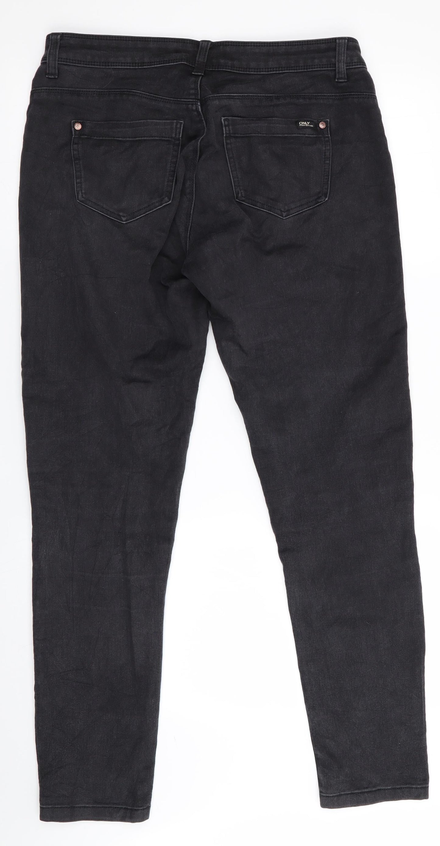Only Mens Black   Skinny Jeans Size L L30 in